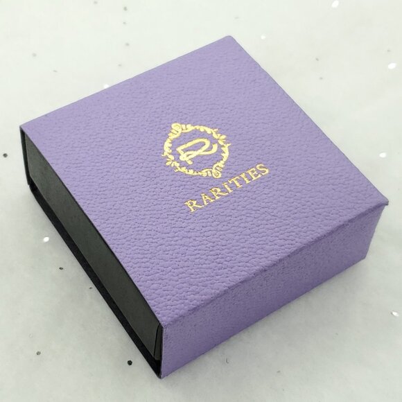 Rarities Rhinestone Earrings Dangle Light Purple Sterling Silver Wedding Prom - Picture 8 of 8